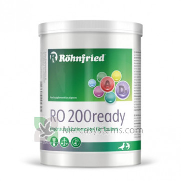 Rohnfried RO Ready 600gr, (Prebiotico + elettrolita + aminoacidi + minerali) per Piccioni e Uccelli 