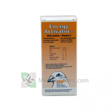 DAC Energy Atctivator 100 ml. (Attivatore di energia. Con Carnitina + vitamina del complesso B). Per Piccioni