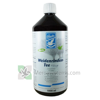 Backs Weidenrinden tee 1000 ml (corteccia di salice tè liquido). Per Piccioni. 