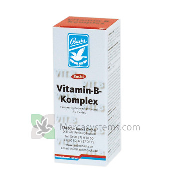 Backs Vitamina B-Komplex 100 ml. Per Piccioni. 