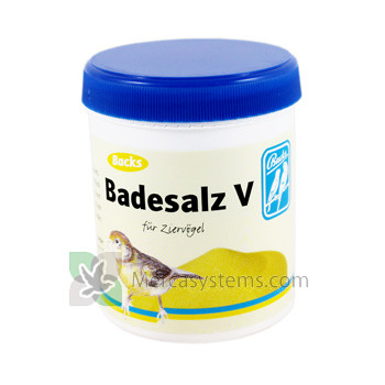 Backs Badesalz V 300gr, (sali da bagno per la cura e la disinfezione di piumaggio)