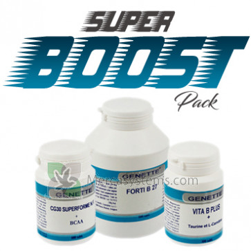 Pack Genette Super Boost (3 prodotti). Energetico + stimolante + recupero