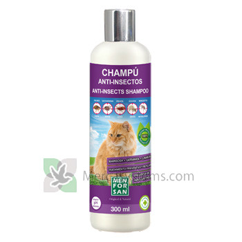 Shampoo Men For San Anti-Insetti 300ml, per gatti