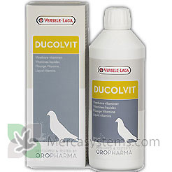 Versele-Laga Ducolvit 500 ml, (complesso vitaminico liquido). Per i piccioni viaggiatori. 