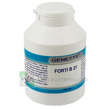 Genette Forti B 27 500 pasticche (aminoacidi + vitamine + minerali) Per i piccioni. 