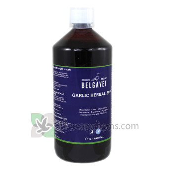 Belgavet Garlic Herbal 1L (100% Antifungini e Antibiotici Naturali). Per piccioni e uccelli