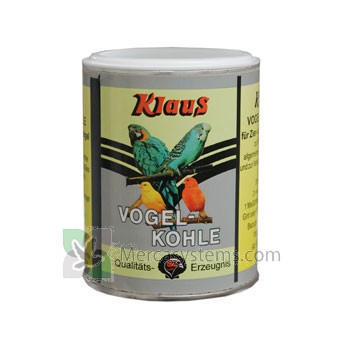 Klaus Vogel Kohle 50 gr (migliora la digestione e allevia la diarrea). Per Uccelli