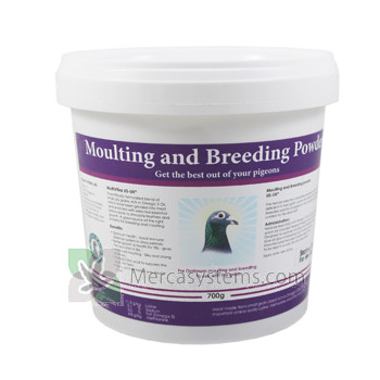 Nuovo Moulting and Breeding powder 700 gr, (supplemento per l'allevamento e la muta)
