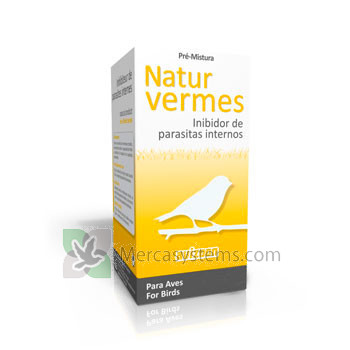 Avizoon Natur Vermes 20 capsule, (100% prodotto naturale che elimina la maggior parte dei parassiti intestinali in uccelli da voliera)