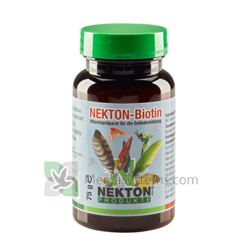 Nekton Biotin 75gr (stimola la crescita delle piume). Per gli uccelli