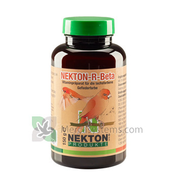 Nekton R-Beta 150gr, Migliora Colore Rosso negli Uccelli, (beta-carotene pigmento arricchito con vitamine, minerali e oligoelementi)