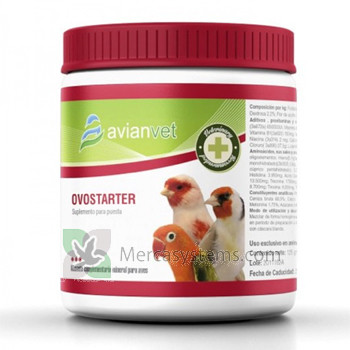 Avianvet Ovostarter 125gr (Vitaminas y minerales que mejoran la calidad y eclosión de los huevos)