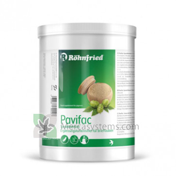 Rohnfried Pavifac 700 gr (lievito arricchito con acido citrico e polline). Per piccioni