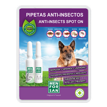Men For San Anti-Insects Spot-On per cani. ( 2 Unitáts) 