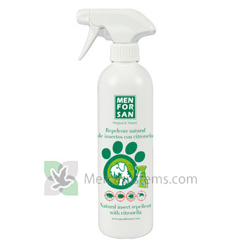 Men For San Natural Repellente per insetti 500ml, per cani