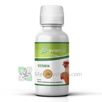 Avianvet Vermin 15ml (Trattamento e prevenzione dei parassiti intestinali negli uccelli)