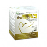 AviMedica AviMune 250 grammi (Adenocoli e trattamento Salmonella). Per i piccioni e uccelli