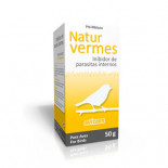 Avizoon Natur Vermes 50gr, (100% prodotto naturale che elimina la maggior parte dei parassiti intestinali in uccelli da voliera)