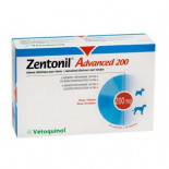 Vetoquinol Zentonil Advanced 200 mg, 30 compresse (integratore alimentare per insufficienza epatica). Per i cani 